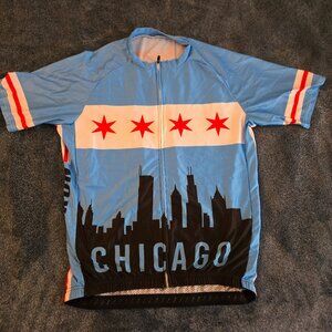 Chicago City Flag Cycling Jersey XL